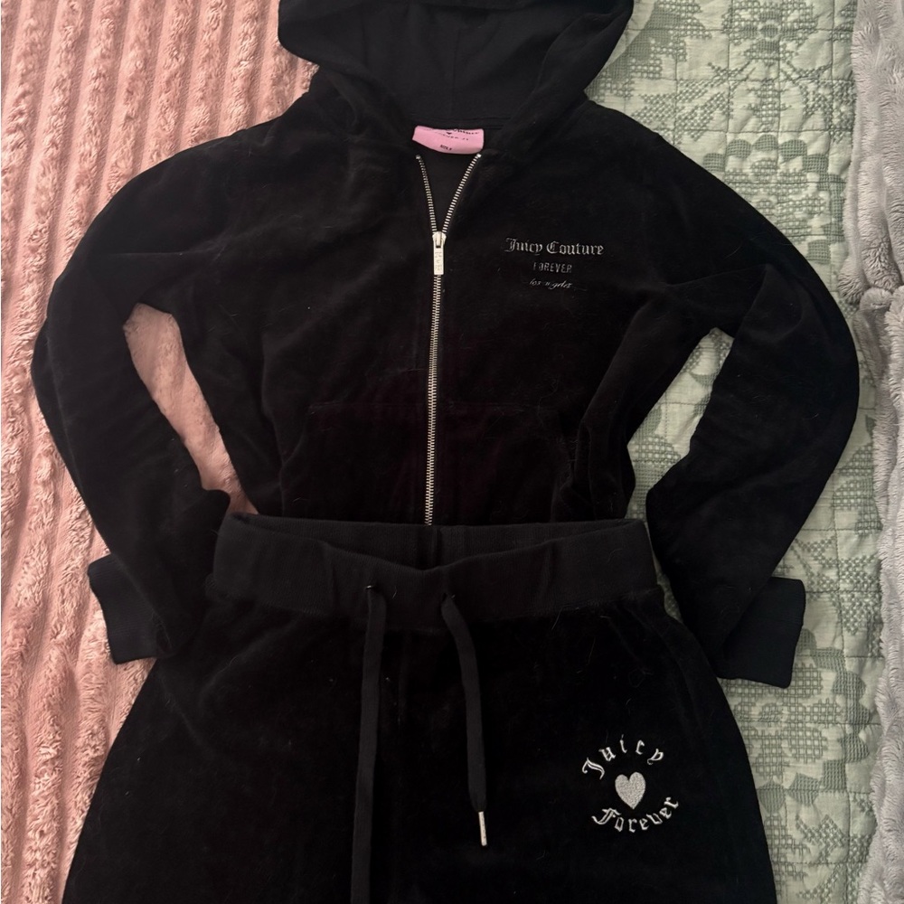 Juicy Couture x Forever 21 2 piece set in black size s